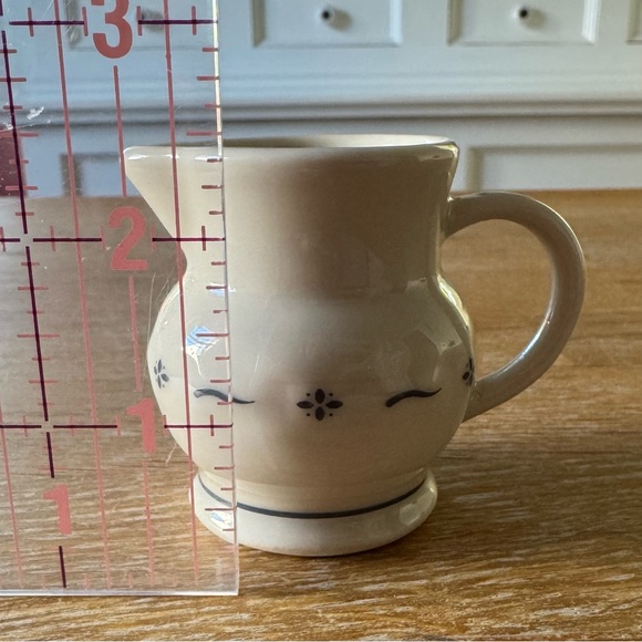 Longaberger Woven Traditions Mini Pitcher - Blue Heritage Pattern - Picture 2 of 5